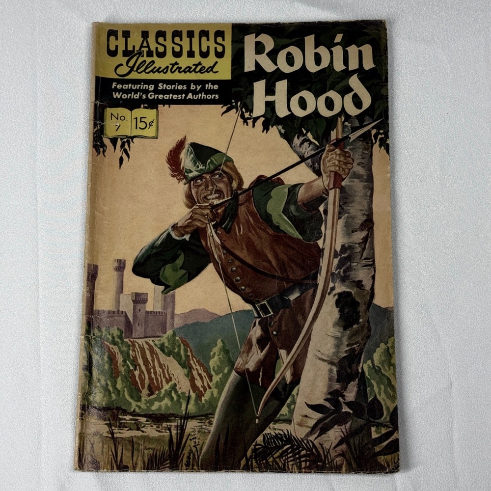 Classics Illustrated Robin Hood Comic No 7 May 1965 Vintage Gilberton Silver Age